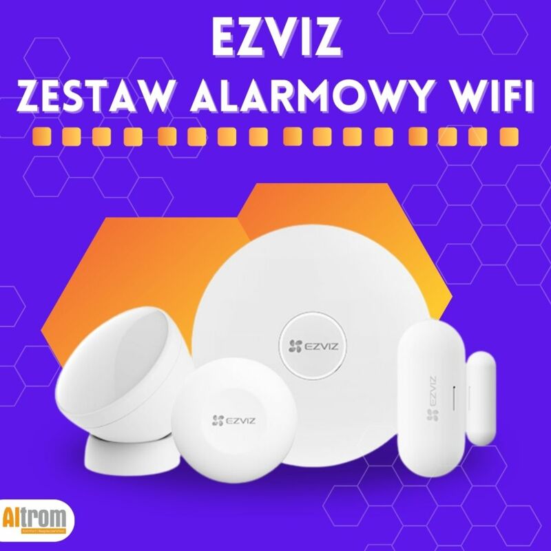 Bezprzewodowy Zestaw aAarmowy WiFi EZVIZ